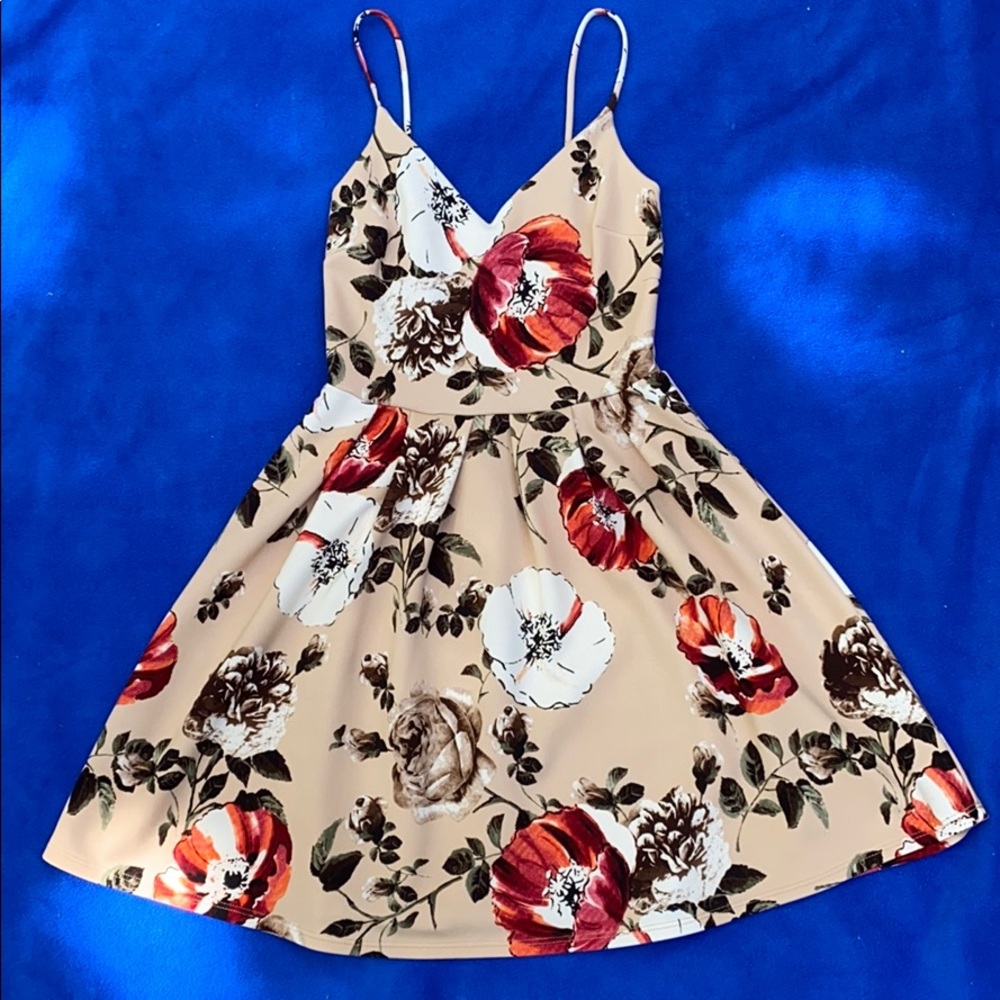 Floral mini dress